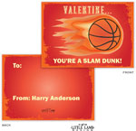 Little Lamb - Valentine's Day Exchange Cards (Slam Dunk Basketball)